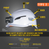 60525 Safety Helmet, Type-2, Non-Vented Class E with Rechargeable Headlamp Image 2